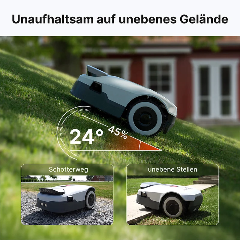 Anthbot Genie 600E kabelloser Mähroboter bis 900 m²