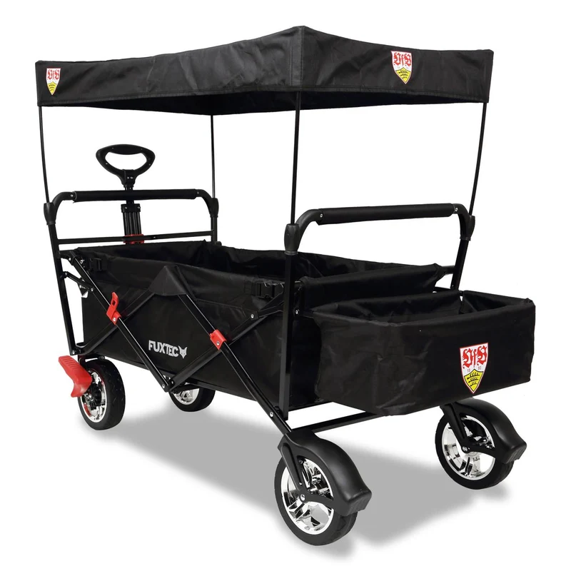 FUXTEC Bollerwagen FX-CT500 "VfB Stuttgart"-Edition mit Sonnendach