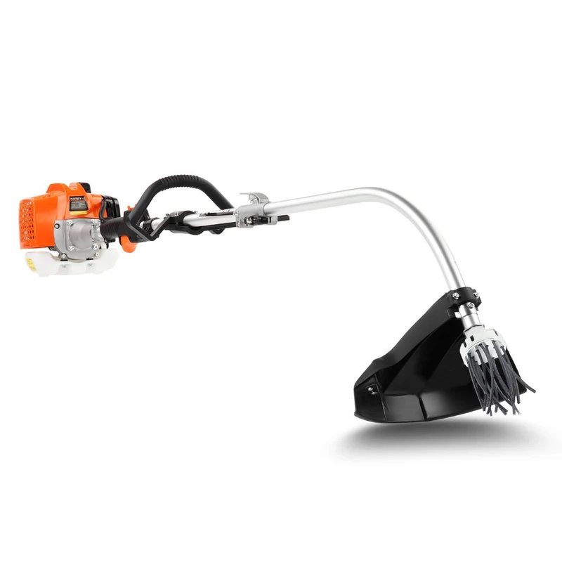 Wildkrautbürstenaufsatz inkl. Fadenkopffunktion 8mm für Rasentrimmer