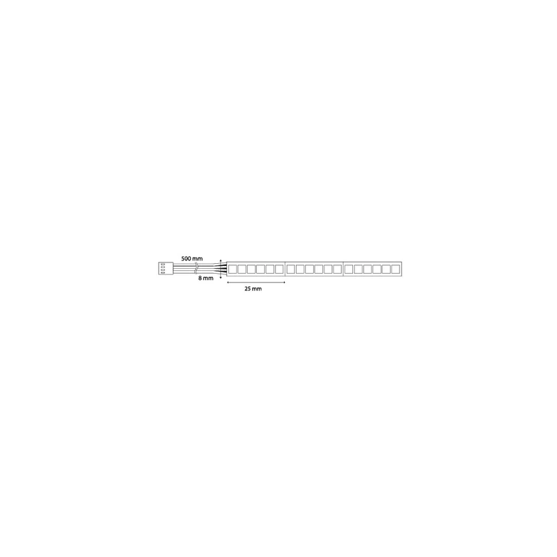 RGB Diamond LED Stripe 15W