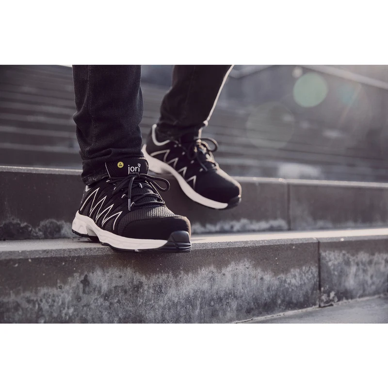 Sicherheitshalbschuh jo-SPEEDY black-silver Low ESD S3