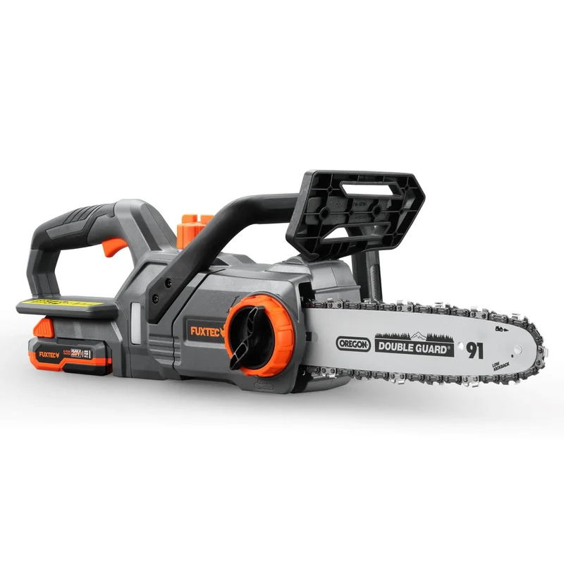 FUXTEC 20V Akku Kettensäge FX-E1KS20 SET 1 mit 1 x Akku 2Ah, 1 x Ladegerät 1A