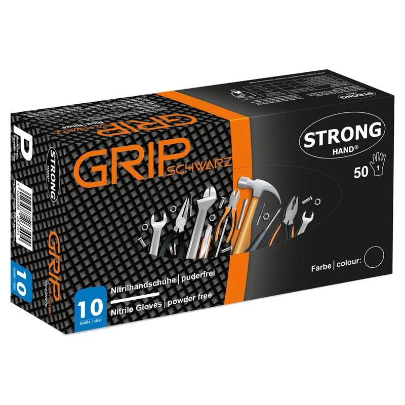 Einmalhandschuh Stronghand Grip Nitril 0422