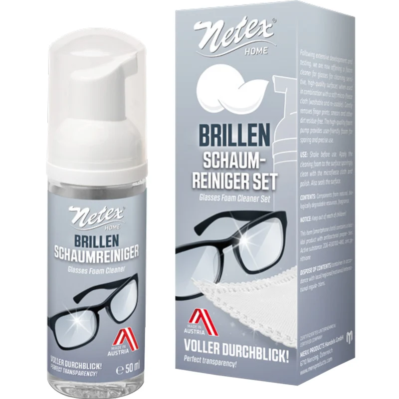 NETEX Brillen Schaumreiniger-Set