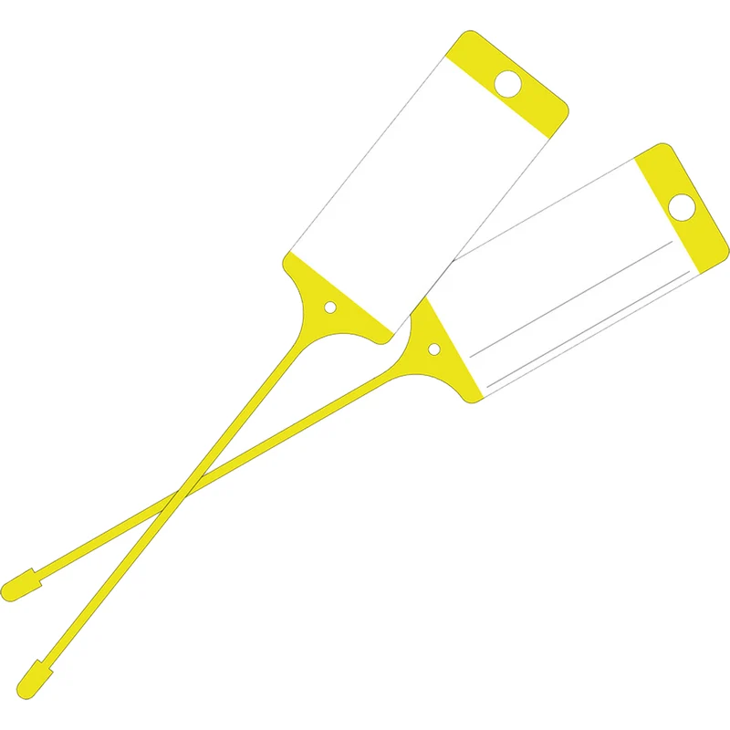 Warenanhänger / gelb, neutral