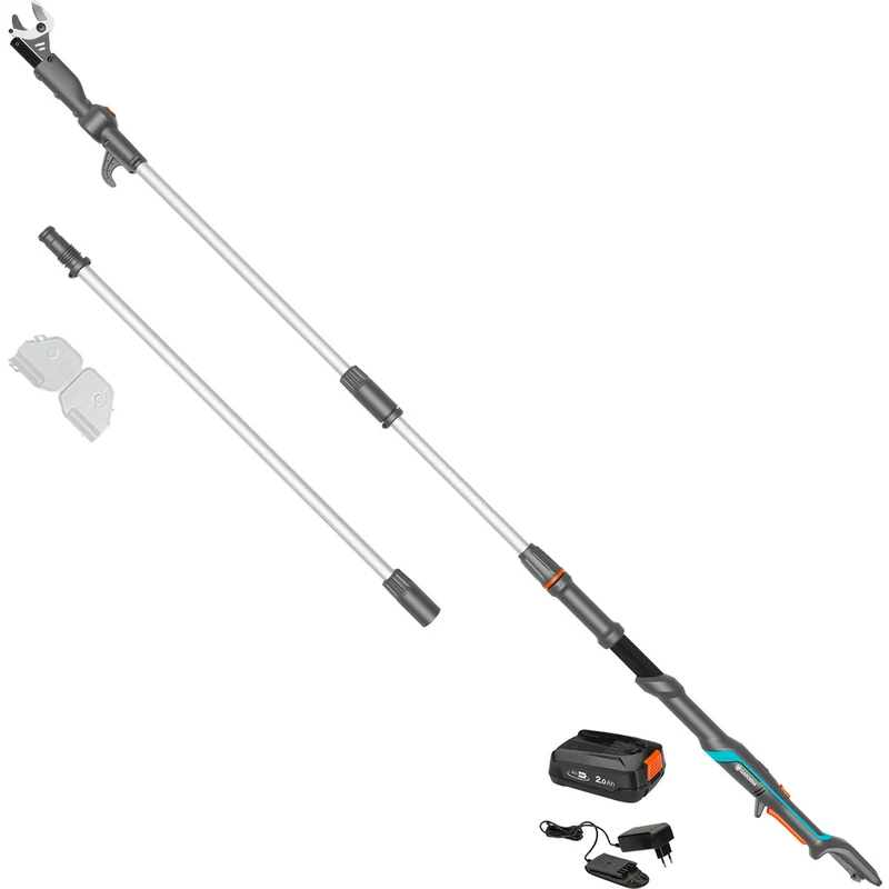 Gardena Akku-Teleskop-Baumschere HighCut 360/18V P4A / Ready-To-Use / Set
