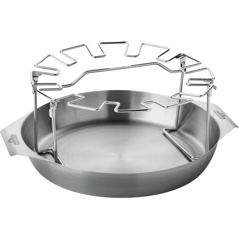 Hähnchenkeulen-Halter mit Schale