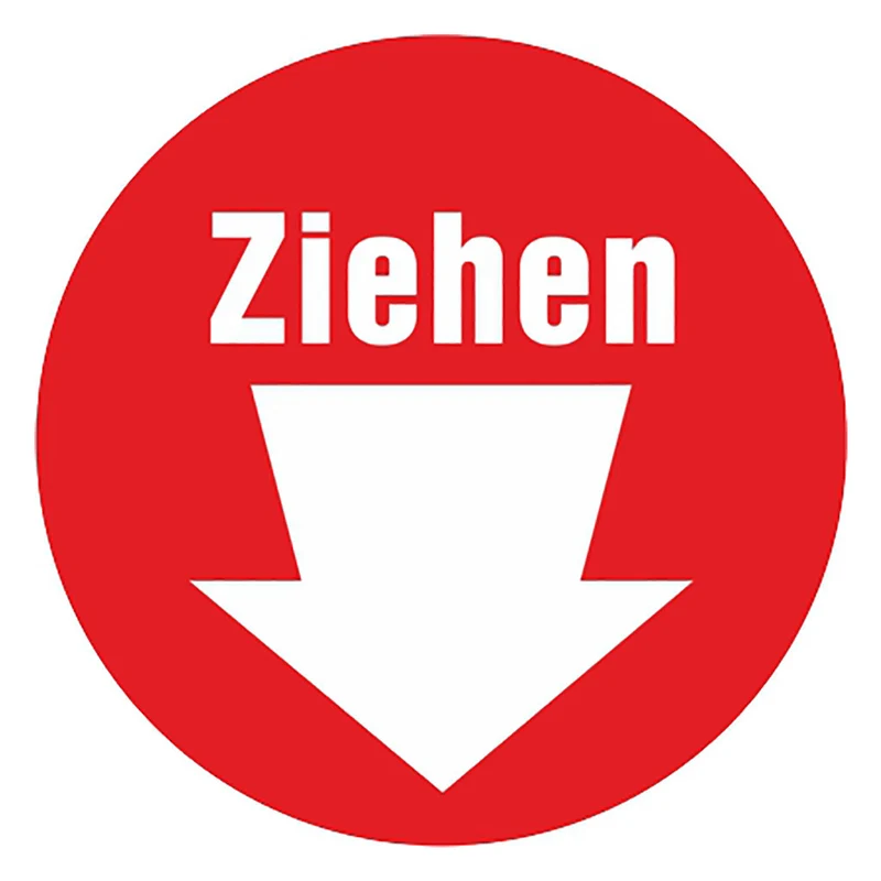 Aufkleber - Ziehen