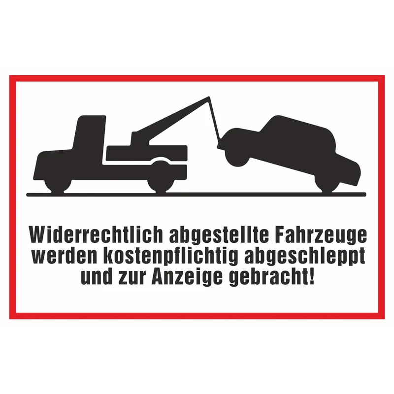 Hinweisschild - Parken