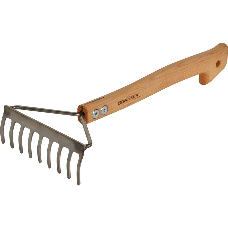 Hochbeet-Kleinrechen / mit Hartholzstiel