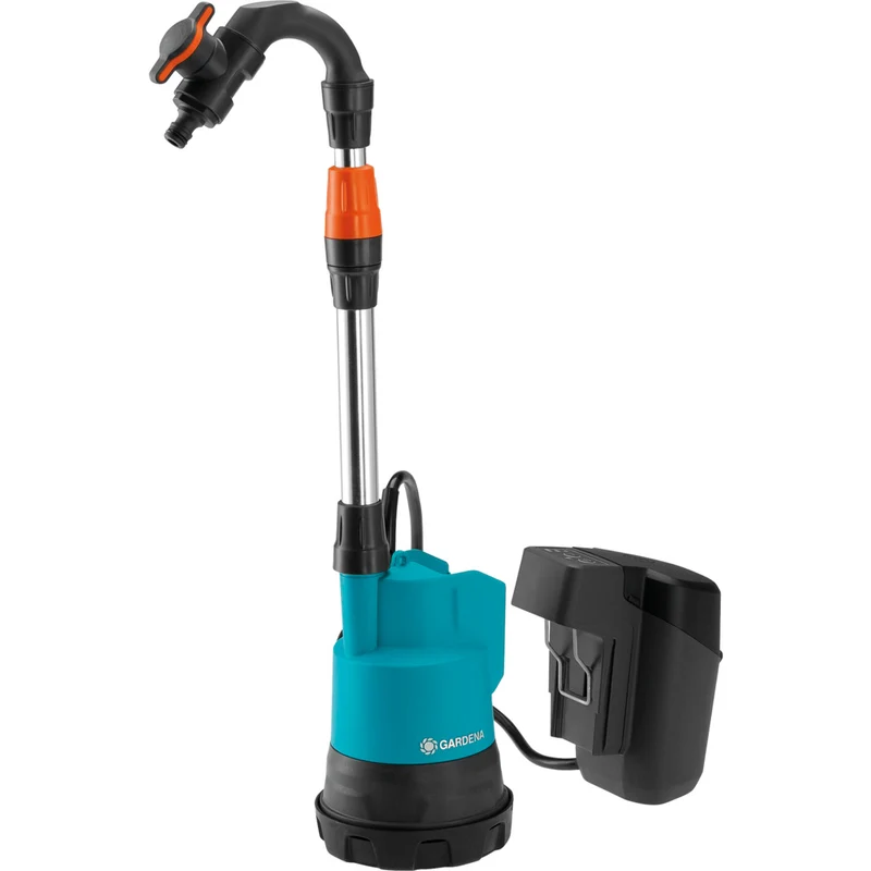 Gardena Akku-Regenfasspumpe 2000/2 18V P4A solo / ohne Akku und Ladegerät
