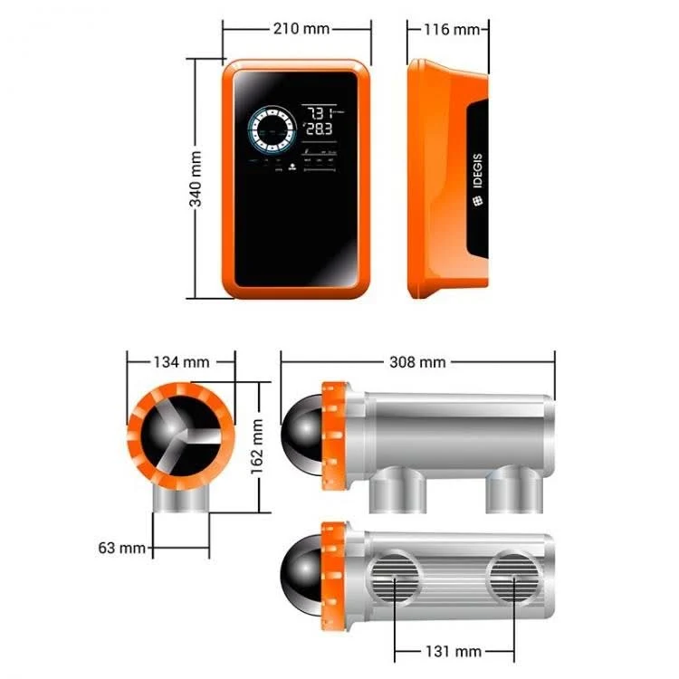 Idegis Tecno 2 Clorador salino para piscina