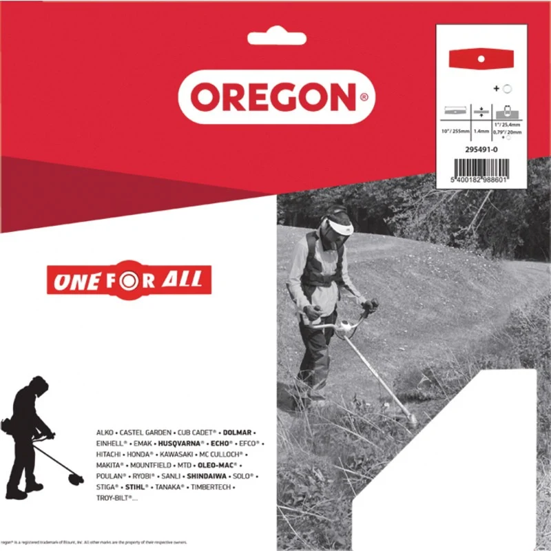 OREGON 8-Zahn Grasschneidemesser Schnittbreite (mm) 255