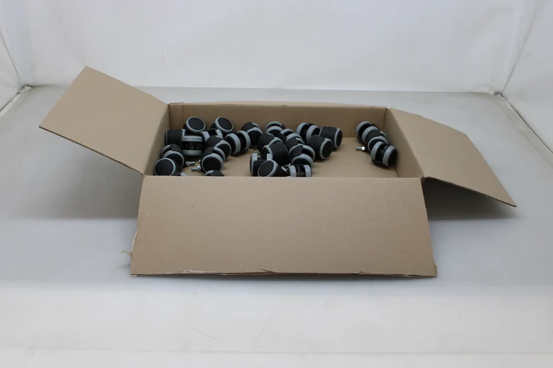 30x B-Ware BS Rollen Lenkrolle Doppelrolle Kunststoff Gewindestift 50 mm 50 kg 30 STÜCK