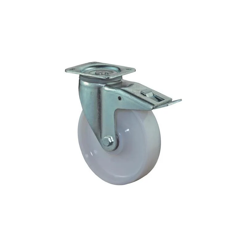 B-Ware BS Rollen Schwerlastlenkrolle Bockrolle Transportgeräterolle Kunststoff 150 mm