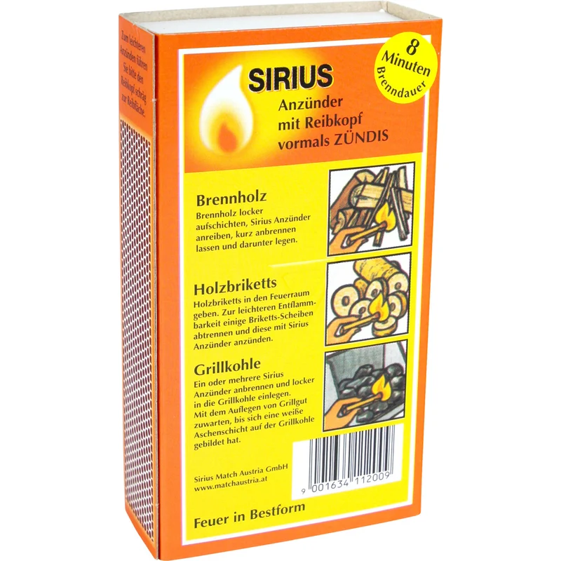 Sirius Anzünder mit Reibkopf