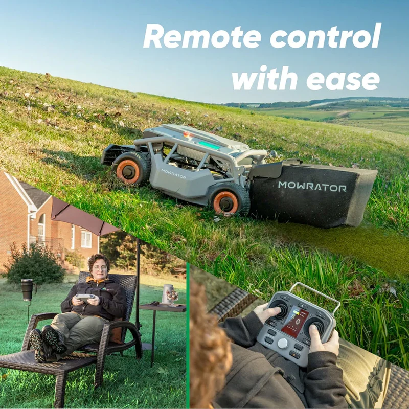 Mowrator Ferngesteuerter Rasenmäher S1 4WD Pro (18Ah)