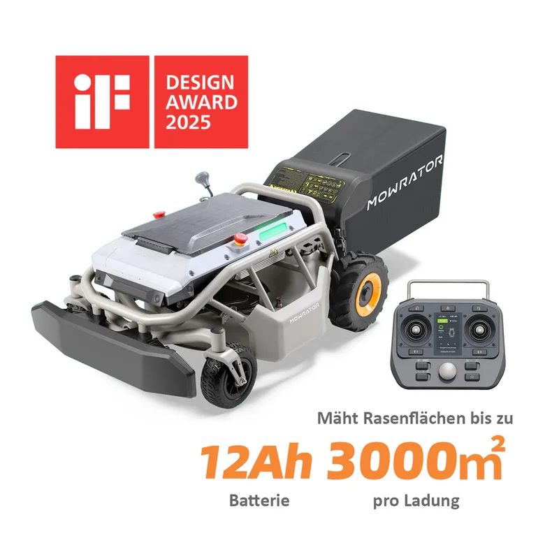Mowrator Ferngesteuerter Rasenmäher S1 2WD Standard (12Ah)