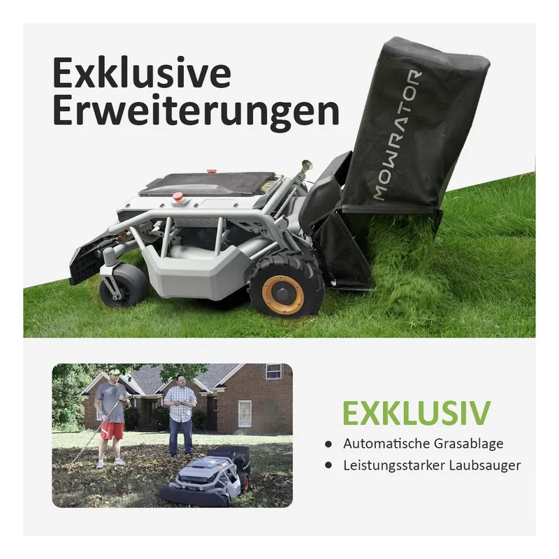 Mowrator Ferngesteuerter Rasenmäher S1 2WD Standard (12Ah)