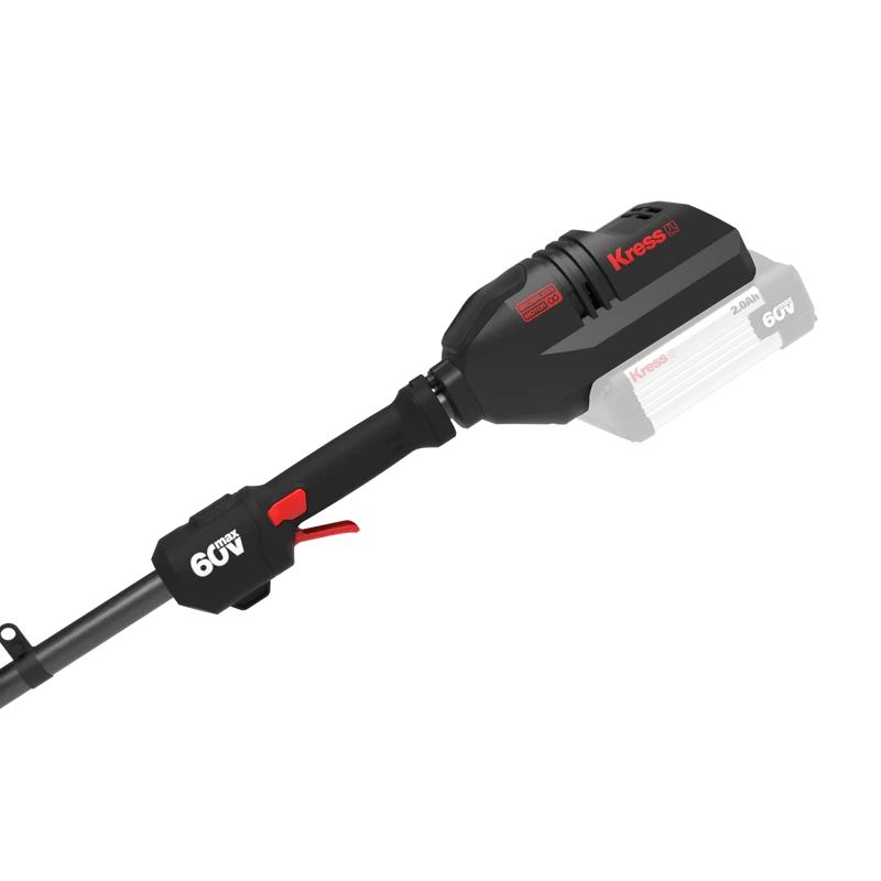 Kress 60 V Multi-Tool mit 41cm Rasentrimmer-Aufsatz und Freischneider-Klinge