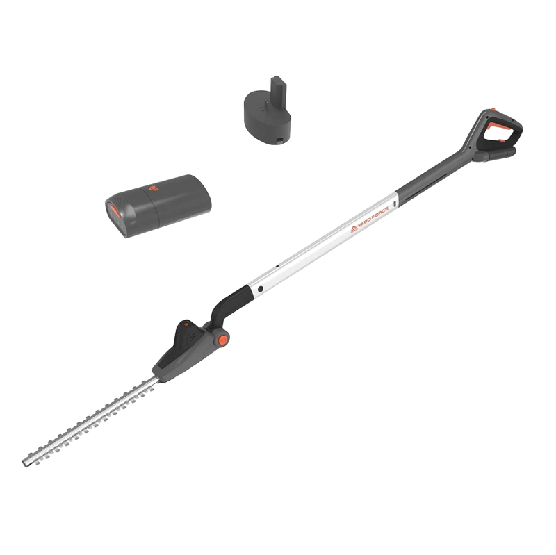 Yard Force iFlex 12V Akku-Heckenschere LH F35 inkl. 4,0 Ah Akku – Urban Gardening Langstiel-Heckenschere (170 cm, neigbarer Kopf, Klicksystem)