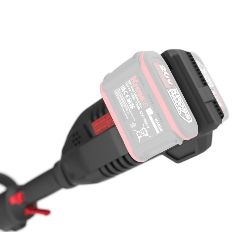 Kress 40 V Multi-Tool mit 38cm Rasentrimmer-Aufsatz und Freischneider-Set