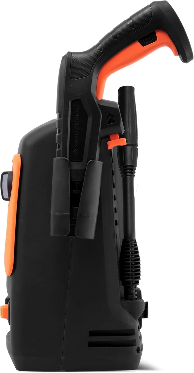 Yard Force EW U11B Hochdruckreiniger (1600W, 120 bar, 400 l/h) – Kompakter Power-Reiniger mit Aluminiumpumpe, Turbodüse & Quick-Connect