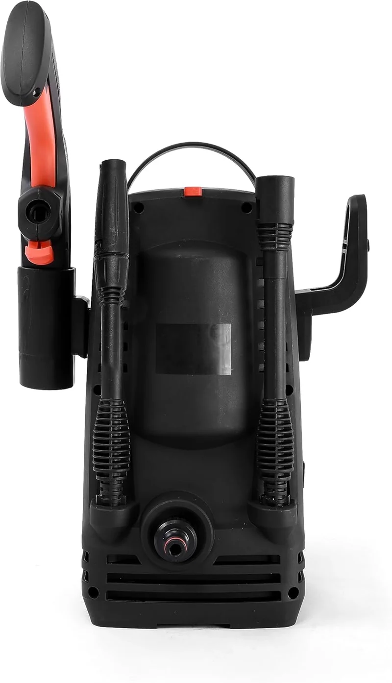 Yard Force EW U11B Hochdruckreiniger (1600W, 120 bar, 400 l/h) – Kompakter Power-Reiniger mit Aluminiumpumpe, Turbodüse & Quick-Connect