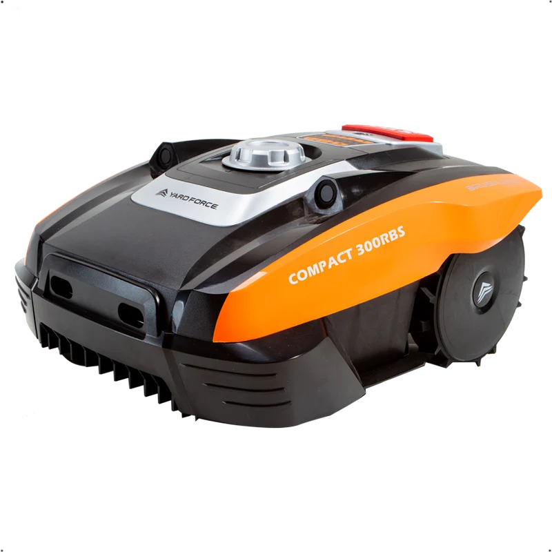 Yard Force Mähroboter Compact 300RBS – Bis 300 m², iRadar Ultraschallsensor, Bluetooth App-Steuerung, Brushless Motor, 30 % Steigung