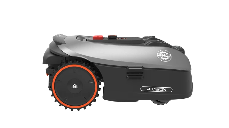 Yard Force 20V Allrad-Mähroboter Revola iVR10 – 4WD, Ohne Begrenzungskabel (RTK+VSLAM), für bis zu 1000 m², 70 % Steigung, 4G/WLAN/Bluetooth