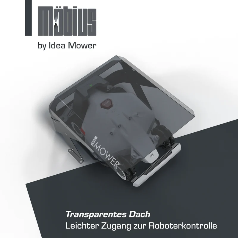 Mährobotergarage Möbius L für Ambrogio Robot 4.0 RTK, Honda Miimo, Husqvarna Automower NERA, Segway Navimow H Serie und mehr