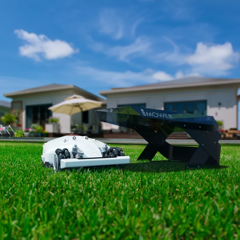 Mährobotergarage Möbius L für Ambrogio Robot 4.0 RTK, Honda Miimo, Husqvarna Automower NERA, Segway Navimow H Serie und mehr