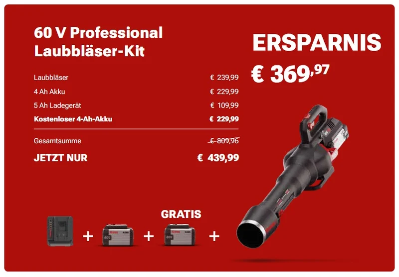 Kress 60 V Akku-Gebläse, bürstenlos