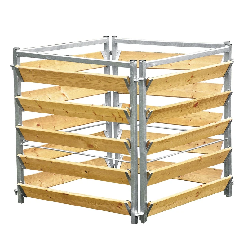 bellissa Komposter Holz/Metall 100 x 100 x 100 cm