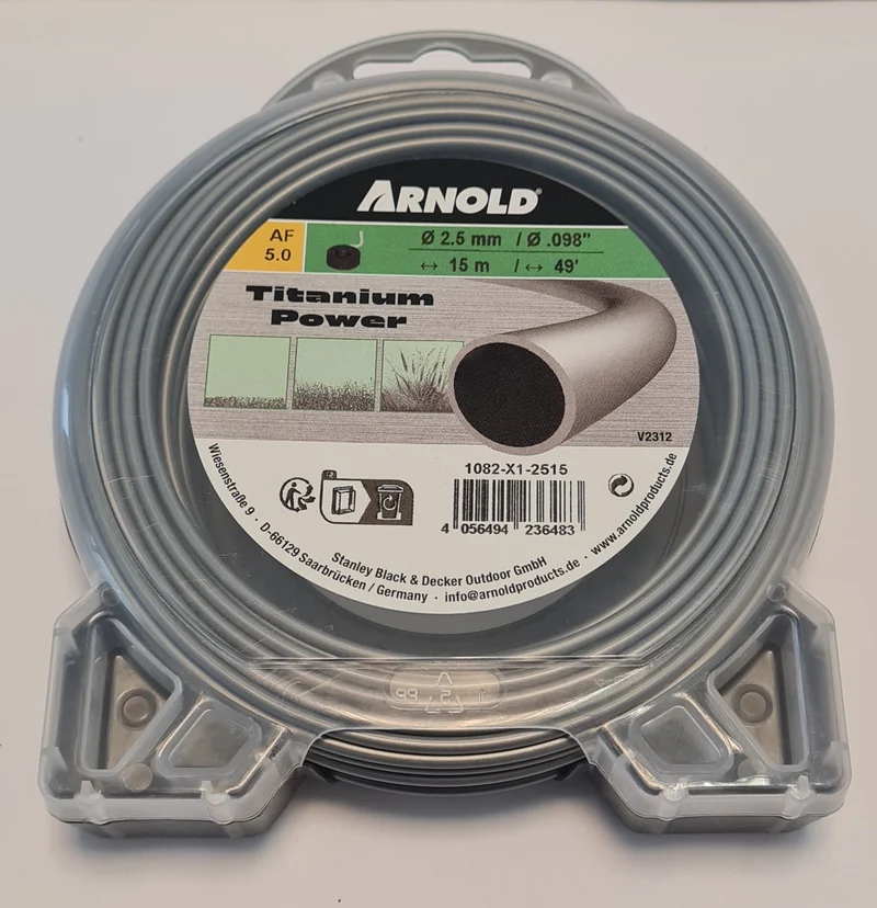 Trimmerfaden Titanium Power Round 2,5 mm x 15 m (ARNOLD)
