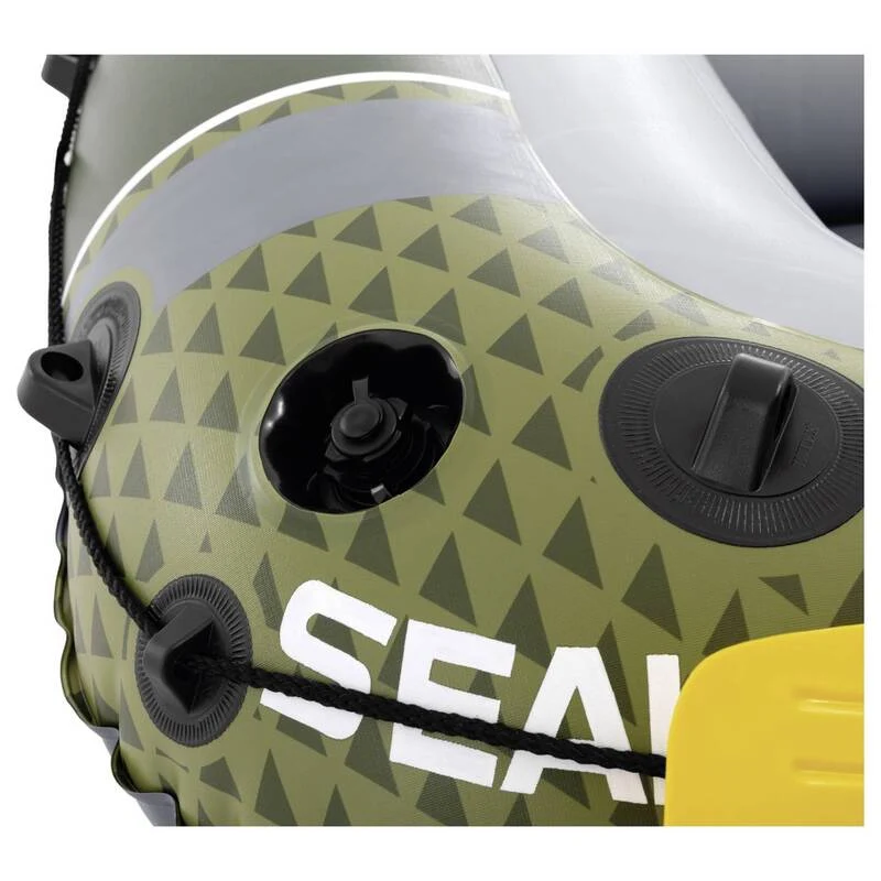 B-Ware Intex Seahawk 2 Boot Sportboot bis 240 kg Angelboot mit Paddeln und Pumpe
