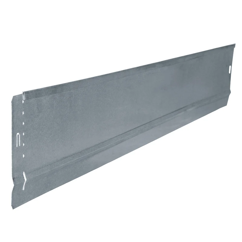 bellissa Rasenkante Basic 2er Set Metall verzinkt 100x10 cm, Nutzlänge 2x 0,97 m