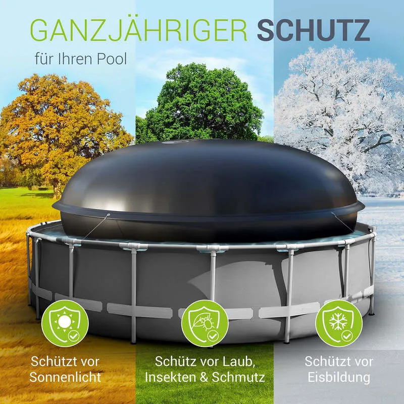 B-Ware Aufblasbares Poolkissen Luftkissen für Pool und Whirlpool winterfest 4m rund