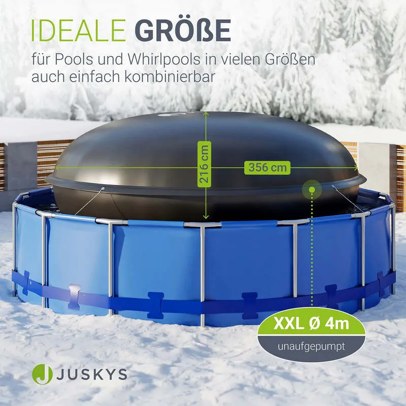 B-Ware Aufblasbares Poolkissen Luftkissen für Pool und Whirlpool winterfest 4m rund