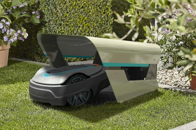 Gardena Mähroboter Garage - Für Rasenroboter und Ladestation