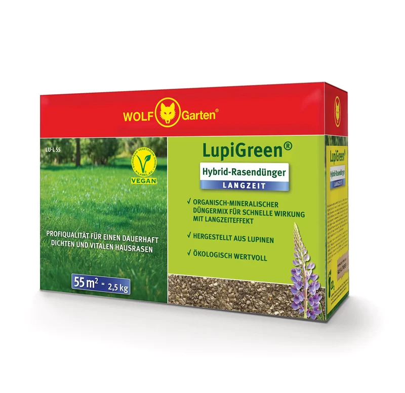 LU-L 55 LupiGreen® HYBRID-RASENDÜNGER LANGZEIT