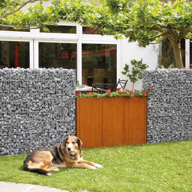 bellissa Fertiggabione PRONTO 180 cm mit Pfosten
