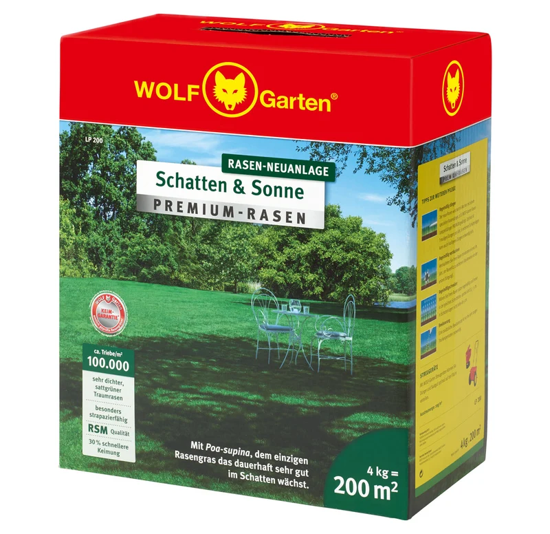 LP 200 »SCHATTEN & SONNE« PREMIUM-RASEN