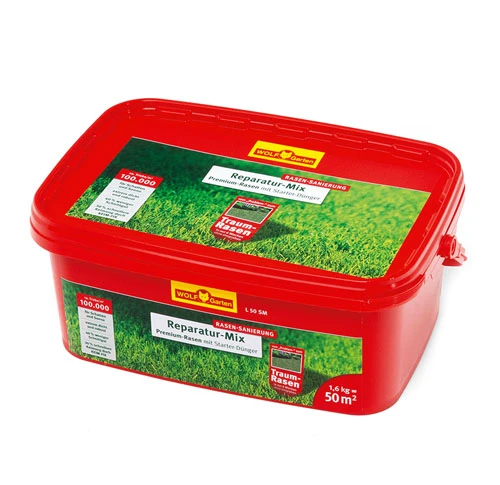 L 50 SM Rasen-Reparatur-Mix »PREMIUM-RASEN« für 50 qm MIT STARTER-DÜNGER