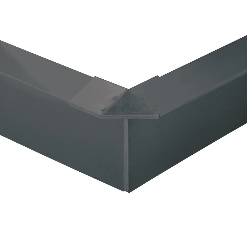 bellissa Schneckenblech Eckteil 7x7x20 cm corten