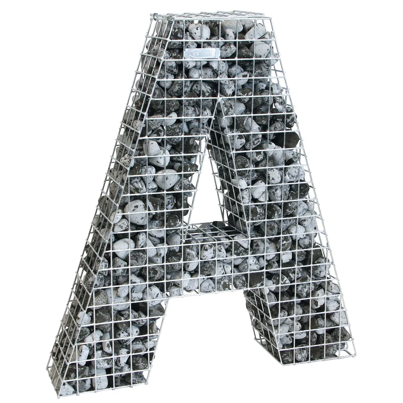 bellissa Buchstabengabione A 100x90x21 cm