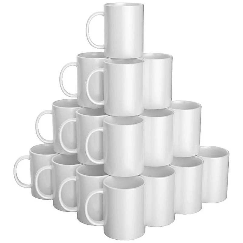 B-Ware Cricut 2008945 Tasse Keramiktasse Becher Kaffeetasse 425 ml Weiß Trinktasse
