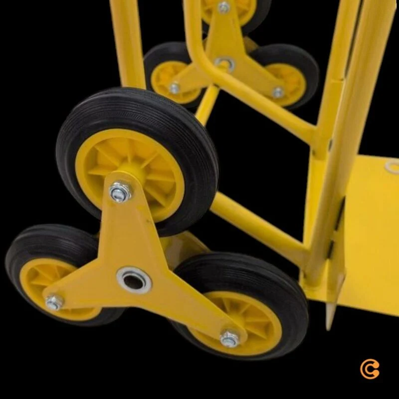 B-Ware Stanley Sackkarre Stahl Treppenkarre 200kg Handwagen Transportwagen gelb