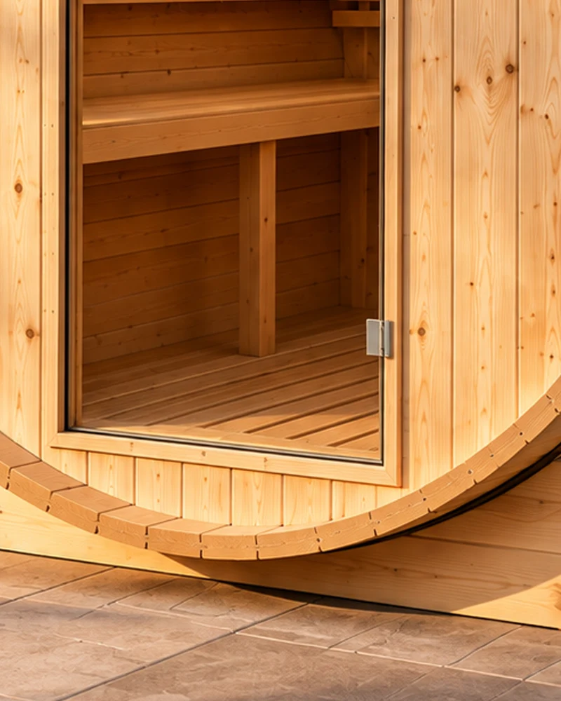 Sauna Barril Exterior Jardín 5-6 Personas
