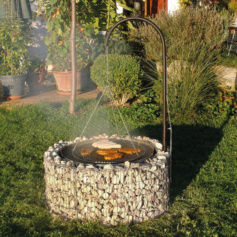 bellissa Feuer und Grillstelle inkl. Kohleschale Ø 92/72 cm H 40 cm